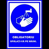 Placuta obligatoriu spalati-va pe maini